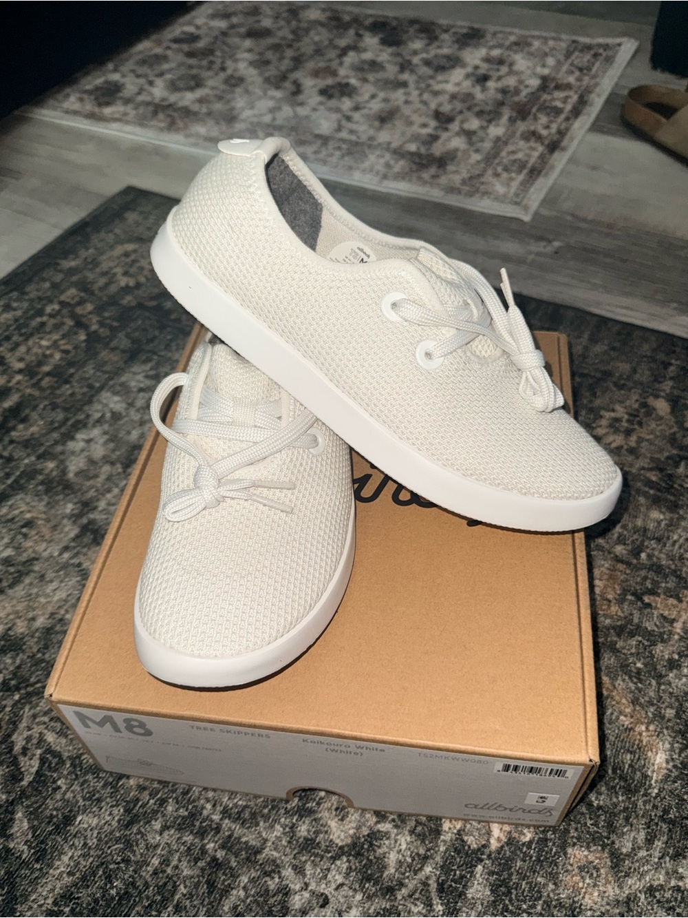 Allbirds Men’s size 8 Tree Skippers Kaikoura White NIB